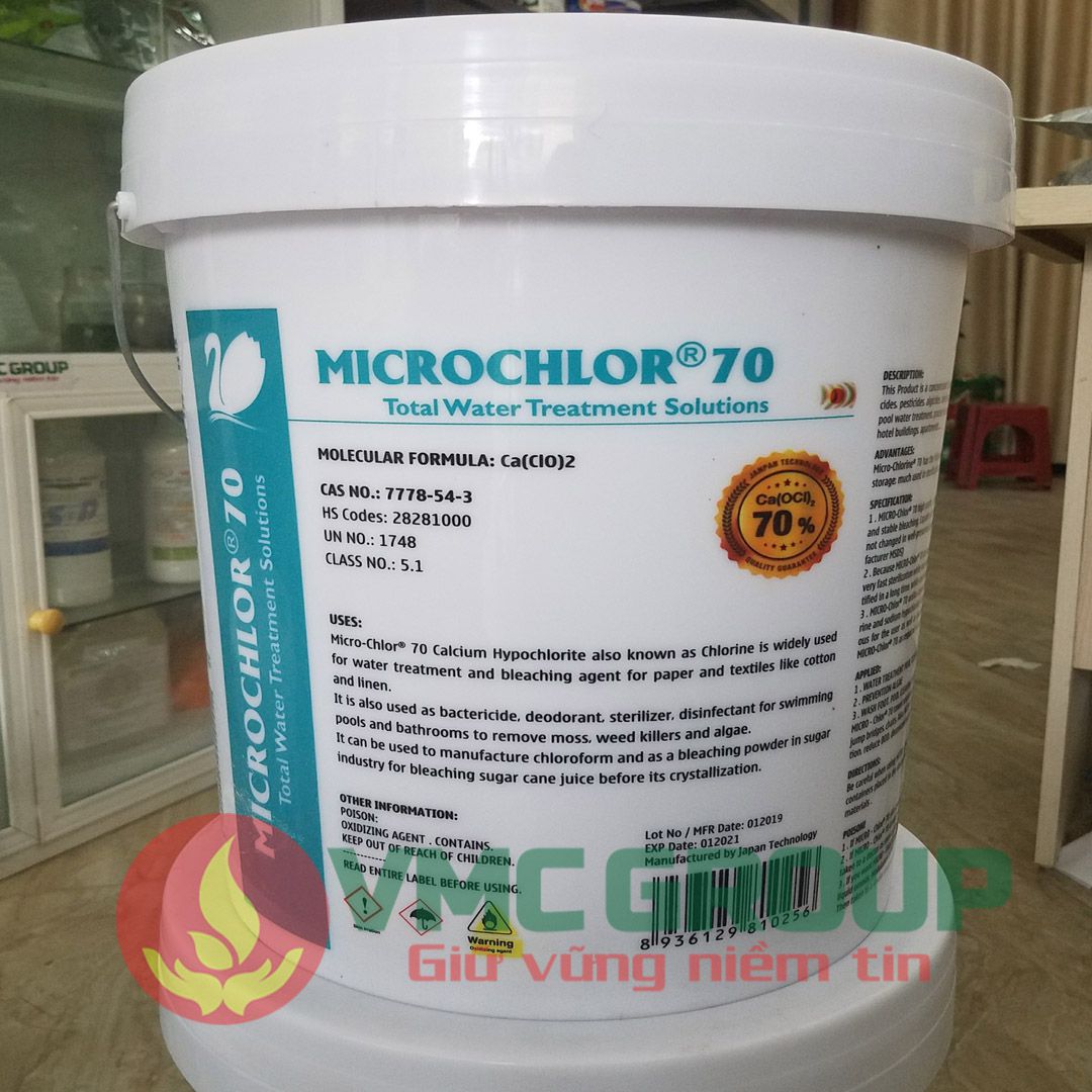clorin nhat microchlor 70